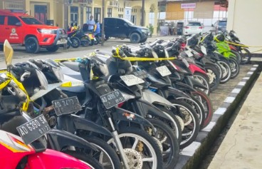 53 Unit Motor Bodong Berhasil Diamankan Polres Tebo