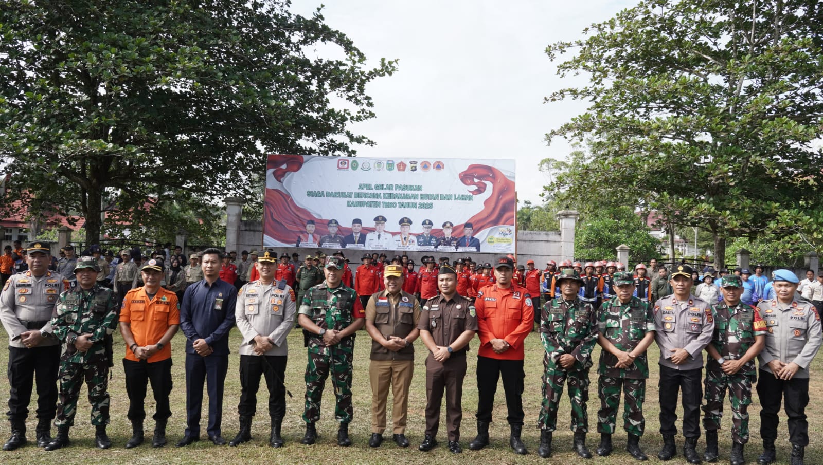 BPBD Tebo Gelar Apel Kesiapan Penanggulangan Karhutla