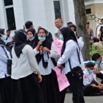 Tuntut Keadilan, Ratusan Honorer K4 Demo di Kantor Bupati Tebo