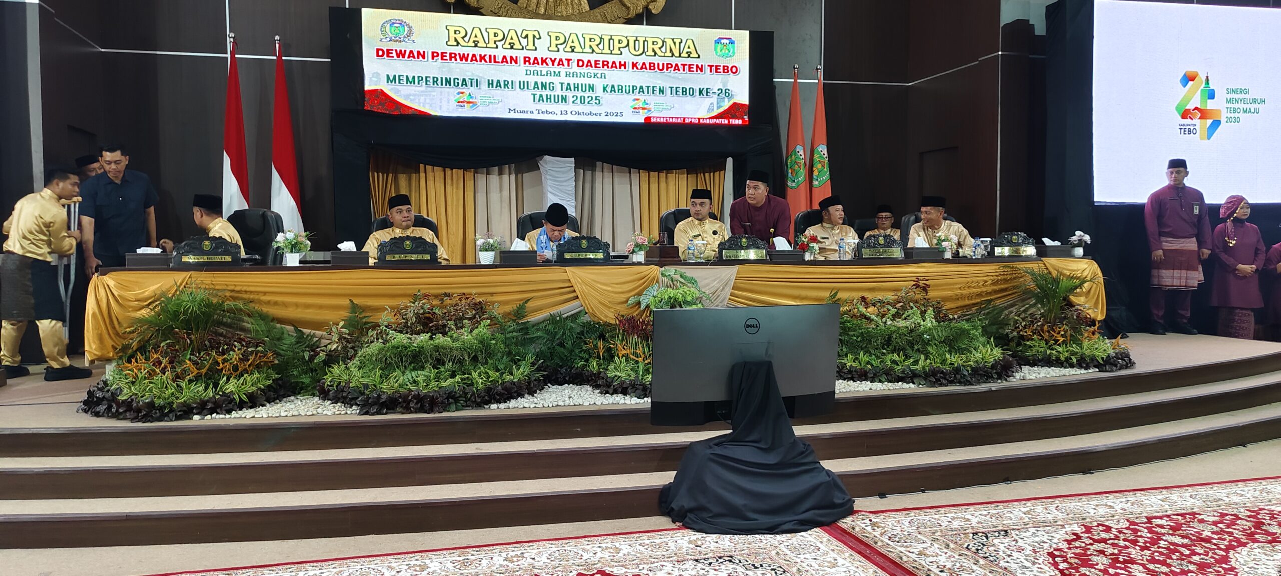 DPRD Tebo Gelar Rapat paripurna Peringati HUT 26 Tebo