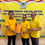 Hingga Penutupan, Cuma Satu Calon yg Daftar Ketua DPD Golkar Tebo
