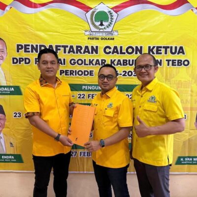 Hingga Penutupan, Cuma Satu Calon yg Daftar Ketua DPD Golkar Tebo