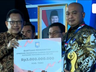 Tebo Raih Juara I Pengendalian Inflasi, Bukti Kerja Nyata Pemerintah Daerah